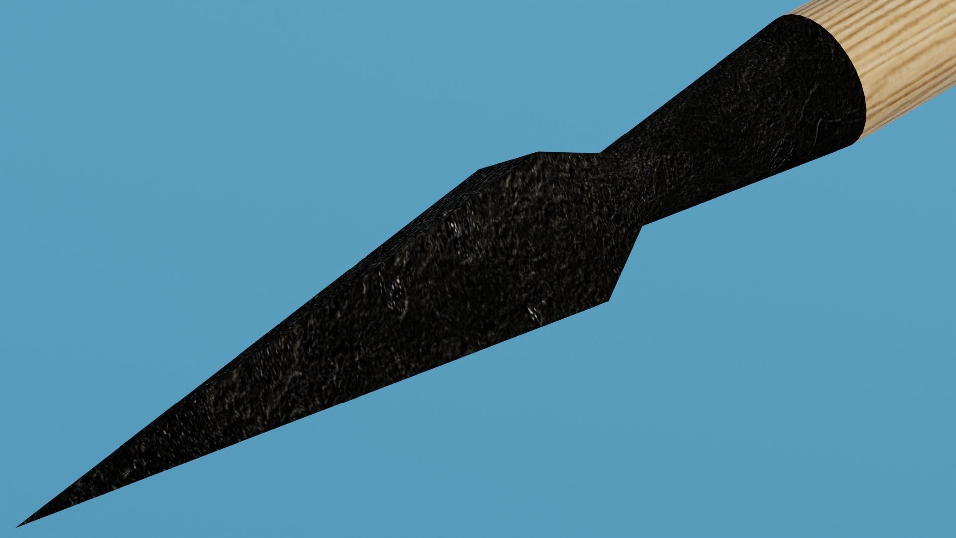 Bodkin Arrow Low-poly 3D model_3