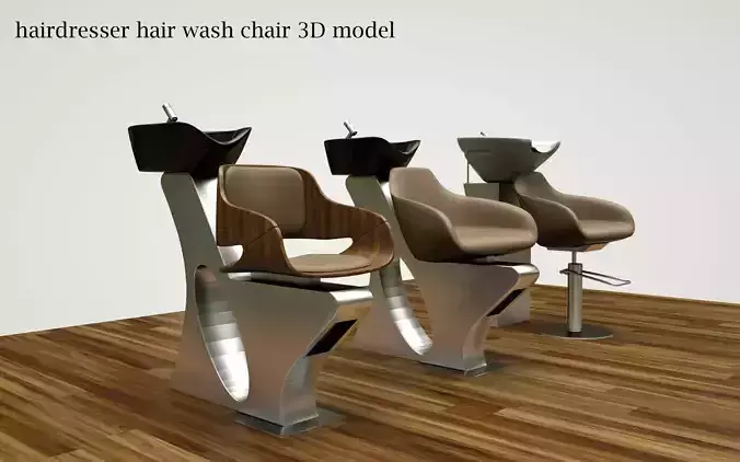 Hair Salon Chair 3D model