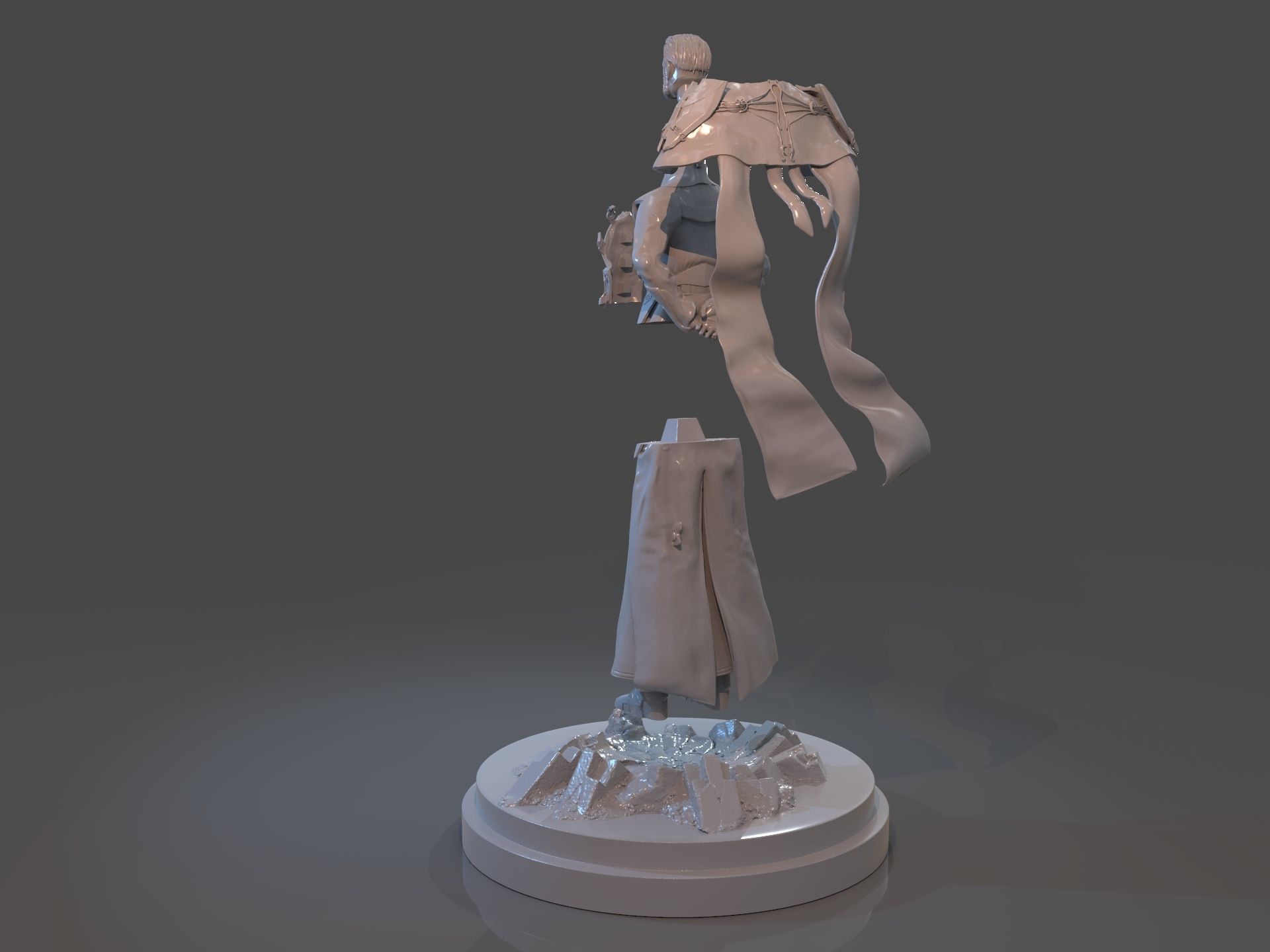 Emperor Valkorion Sculpture 3D Print Full 3D print model_30