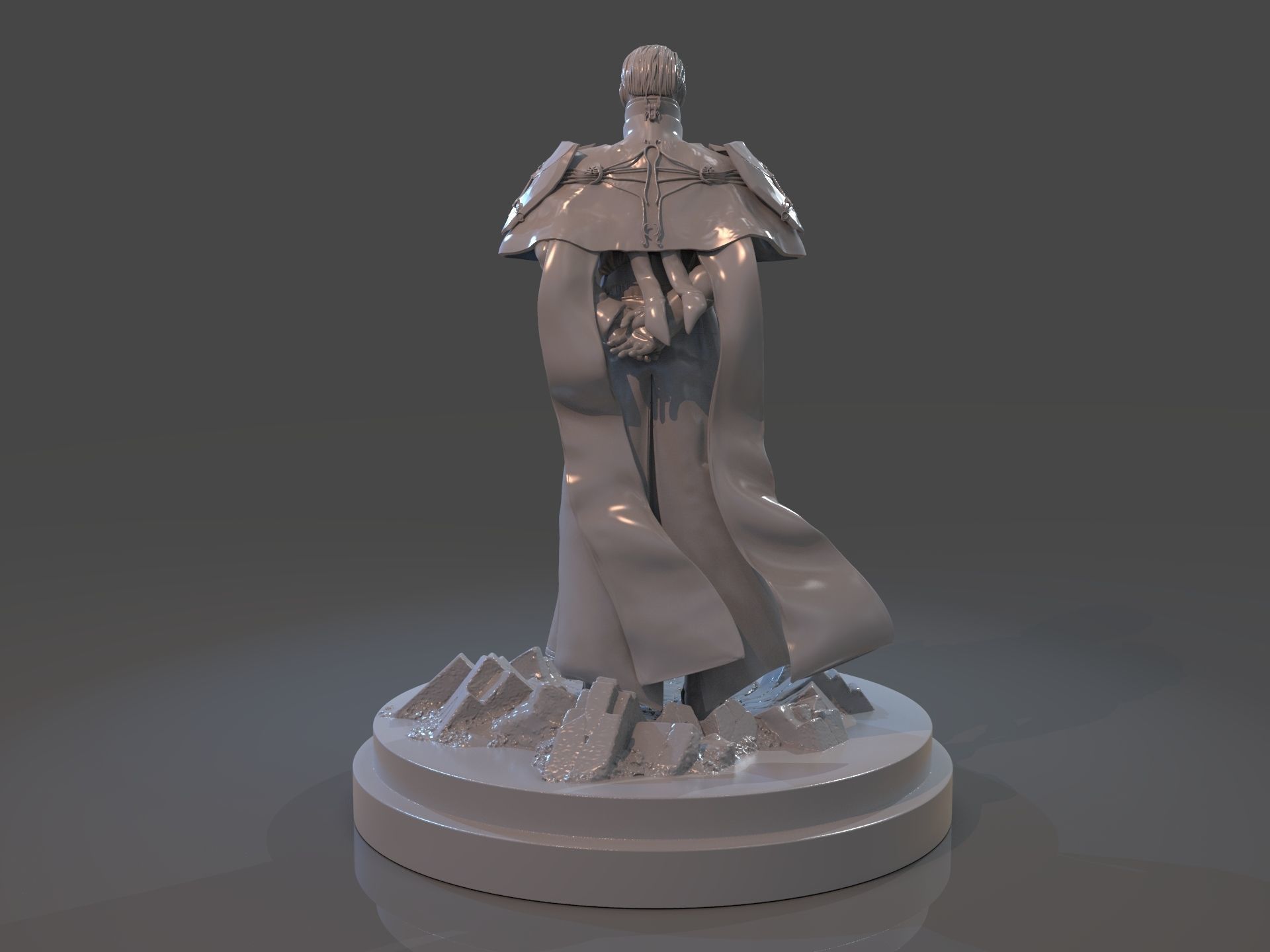 Emperor Valkorion Sculpture 3D Print Full 3D print model_5