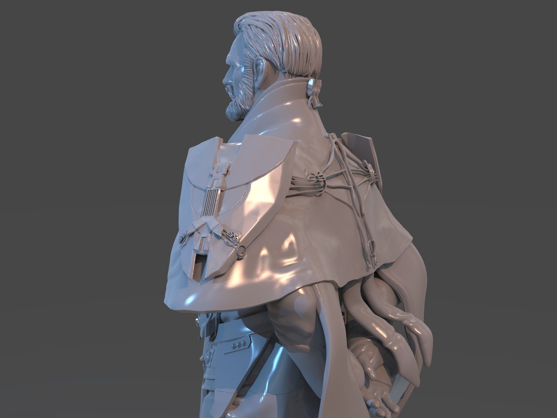 Emperor Valkorion Sculpture 3D Print Full 3D print model_13