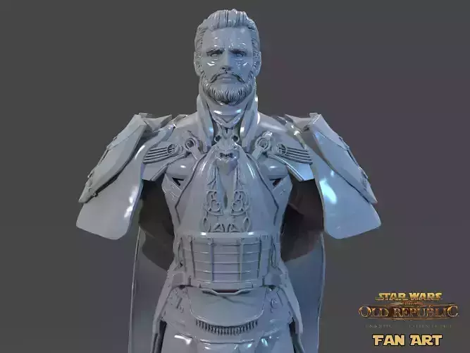 Emperor Valkorion Sculpture 3D Print Full 3D print model