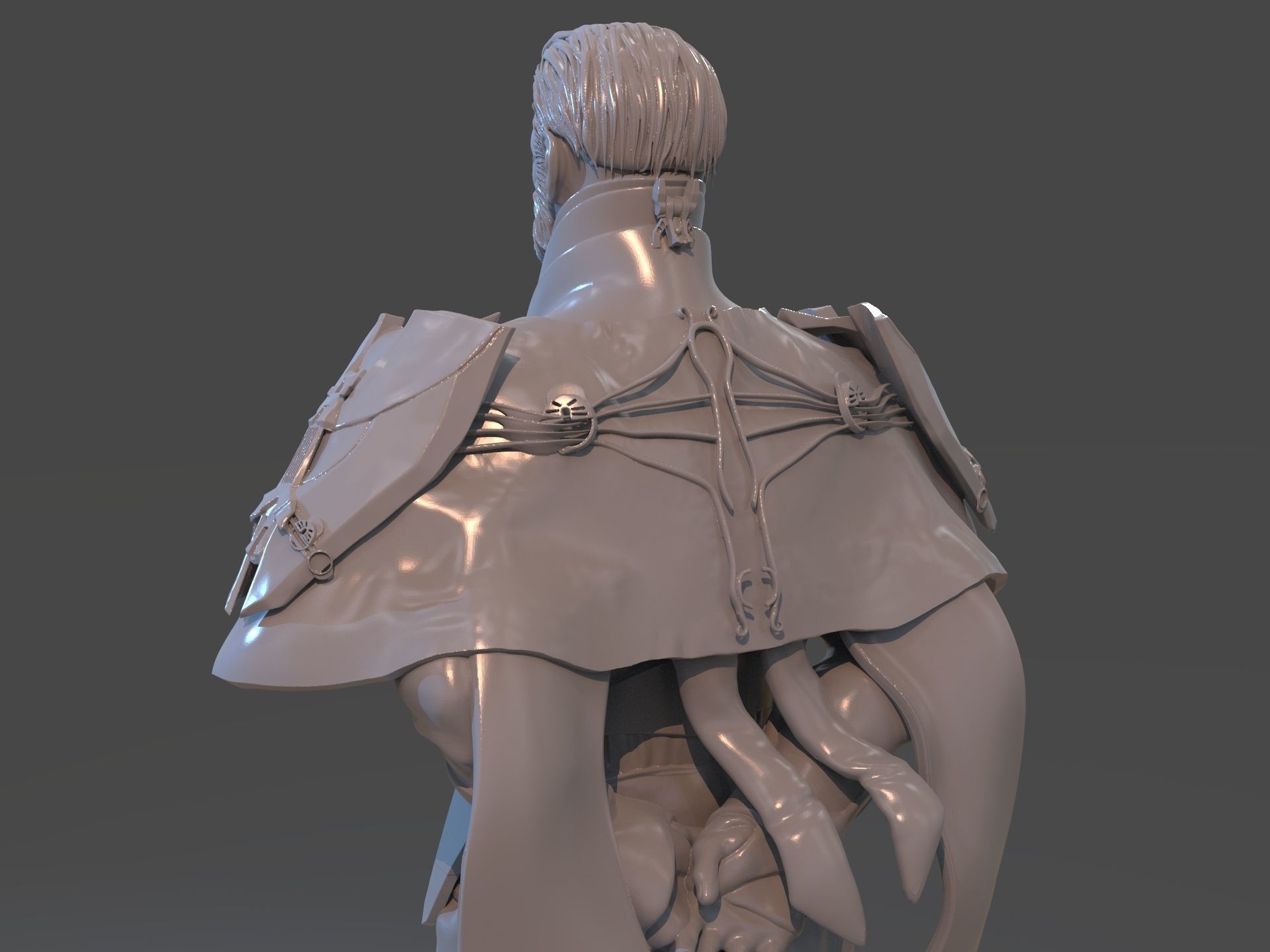 Emperor Valkorion Sculpture 3D Print Full 3D print model_14