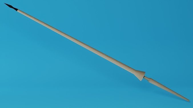 Cavalry Lance Low-poly 3D model