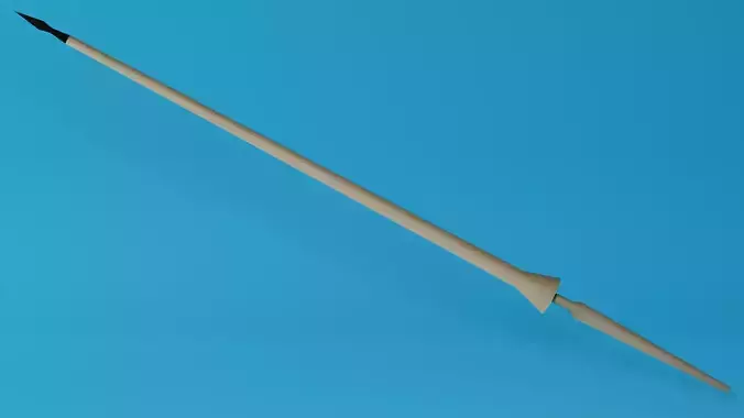 Cavalry Lance Low-poly 3D model