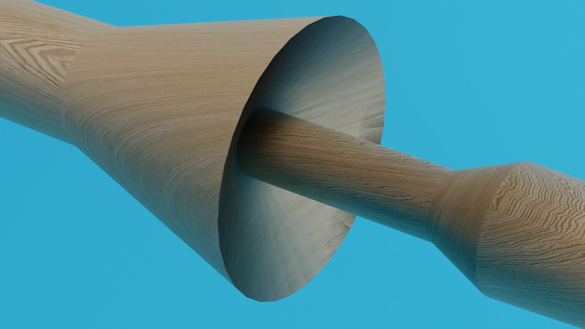 Cavalry Lance Low-poly 3D model_4