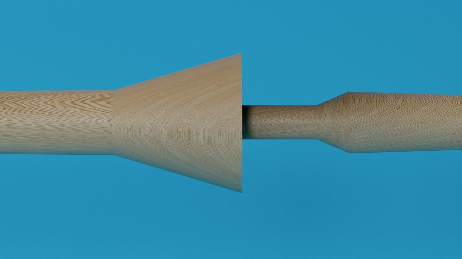 Cavalry Lance Low-poly 3D model_3