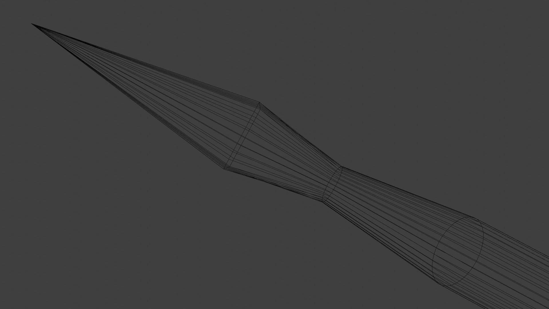 Cavalry Lance Low-poly 3D model_6