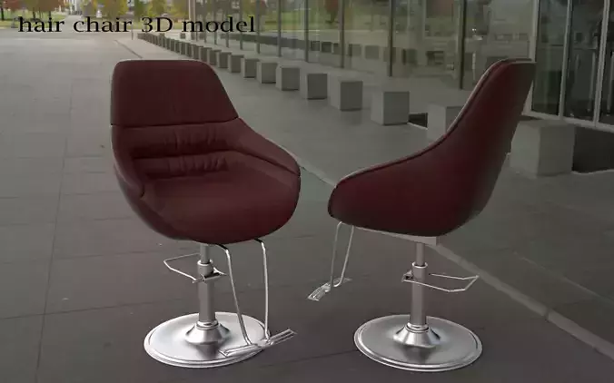 Hair Salon Chair 3D model