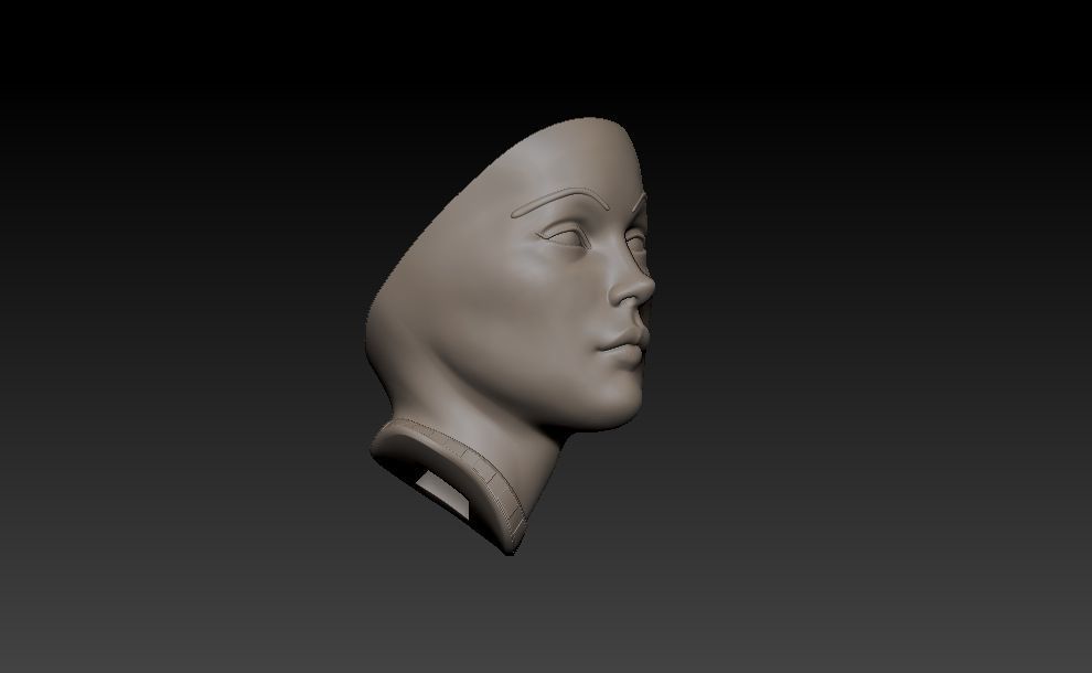 Star Wars Stormtrooper Pin Up Girl   3D print model_15