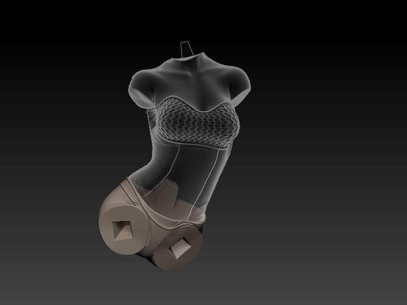 Star Wars Stormtrooper Pin Up Girl   3D print model_31