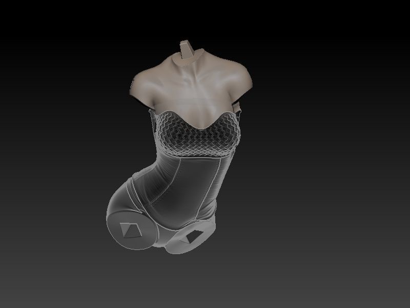 Star Wars Stormtrooper Pin Up Girl   3D print model_34