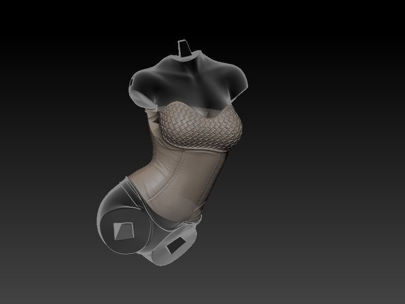 Star Wars Stormtrooper Pin Up Girl   3D print model_33