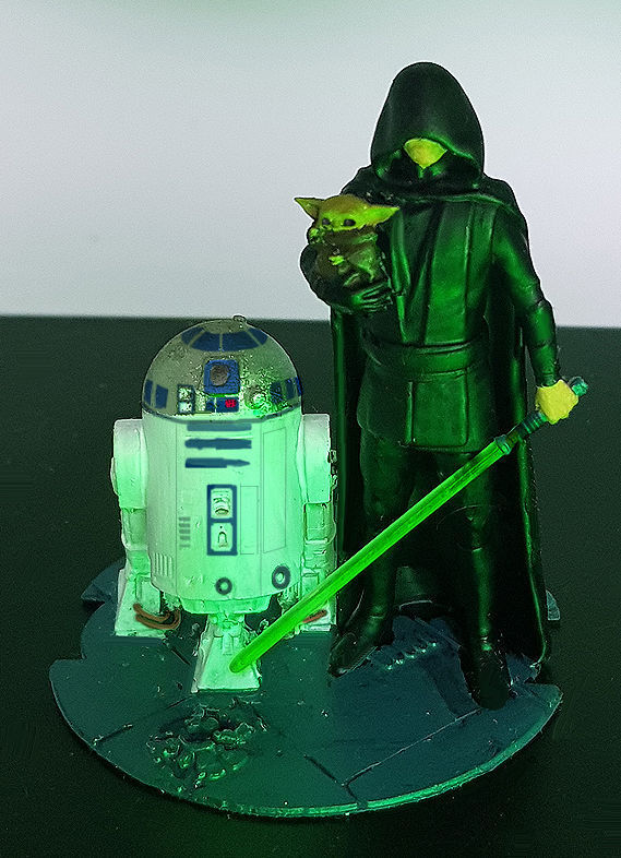 LUKE SKYWALKER STARWARS MANDALORIAN DISNEY STATUE  3D print model_18