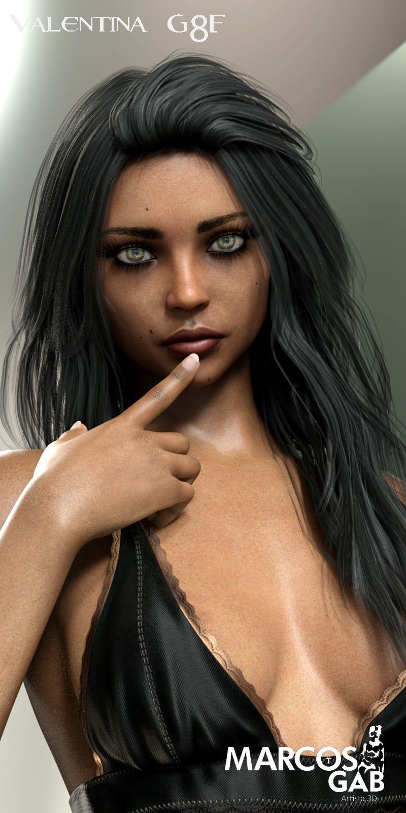 Valentina for G8F 3D model_1