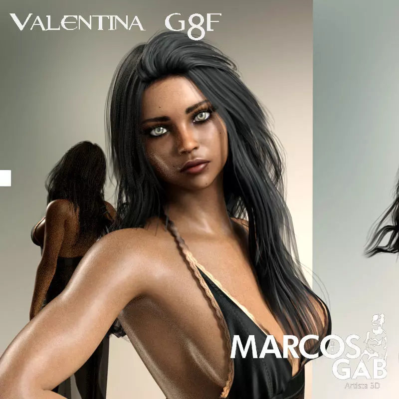Valentina for G8F 3D model_0