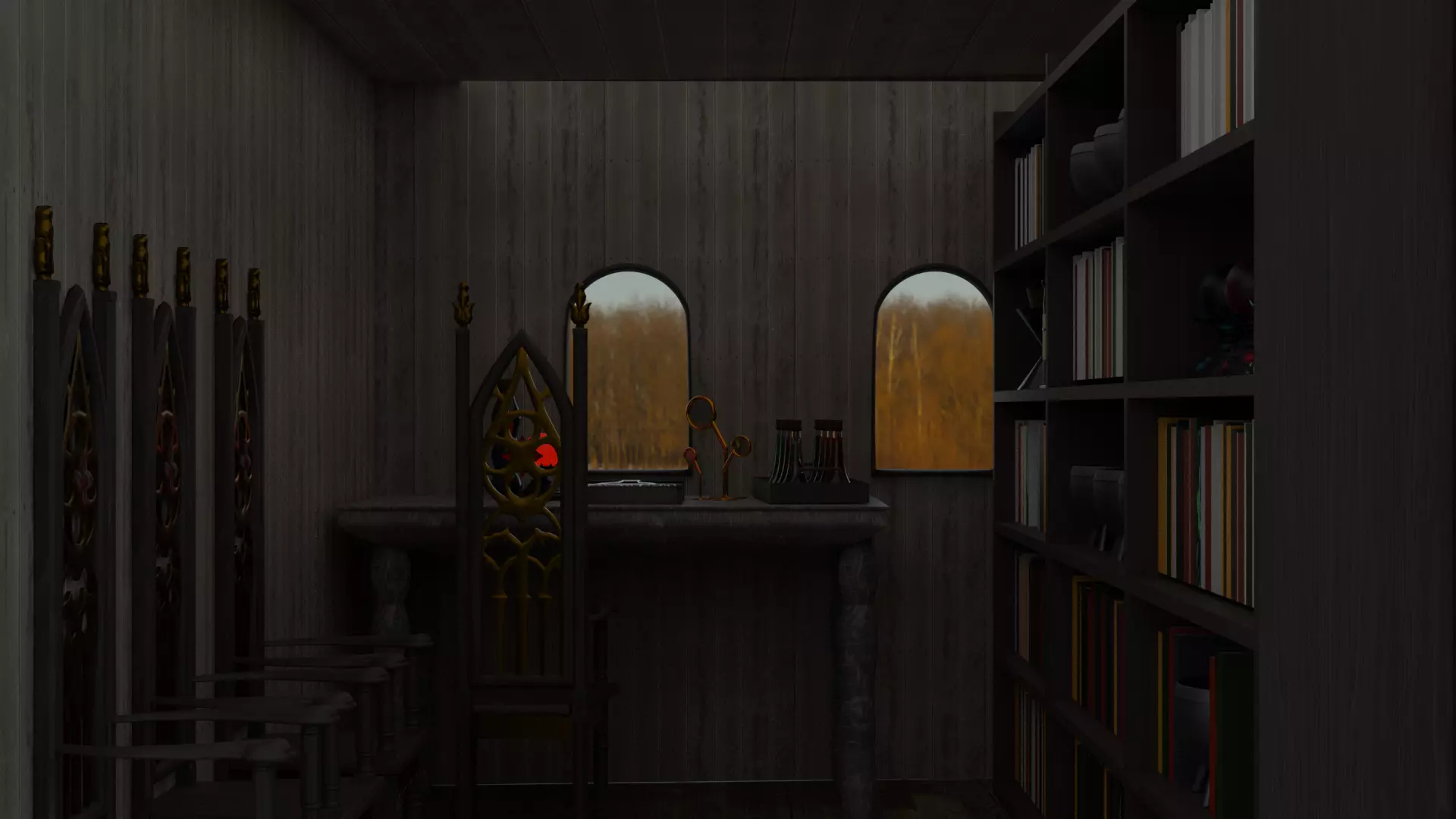 Potion room or Alchemists room 3D model_0