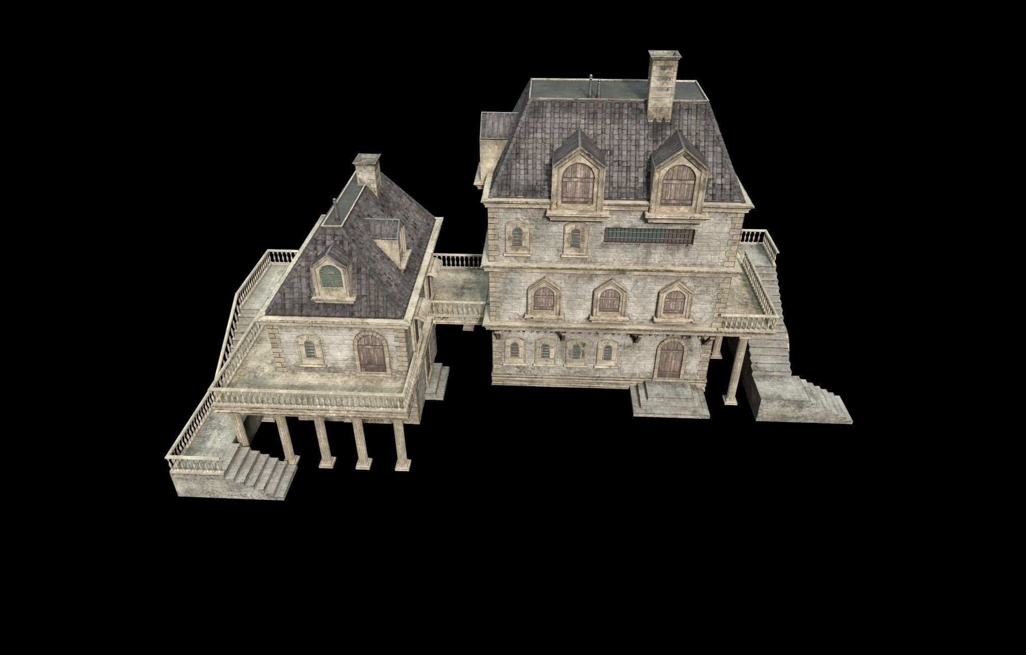 Gothic build E 3D model_4