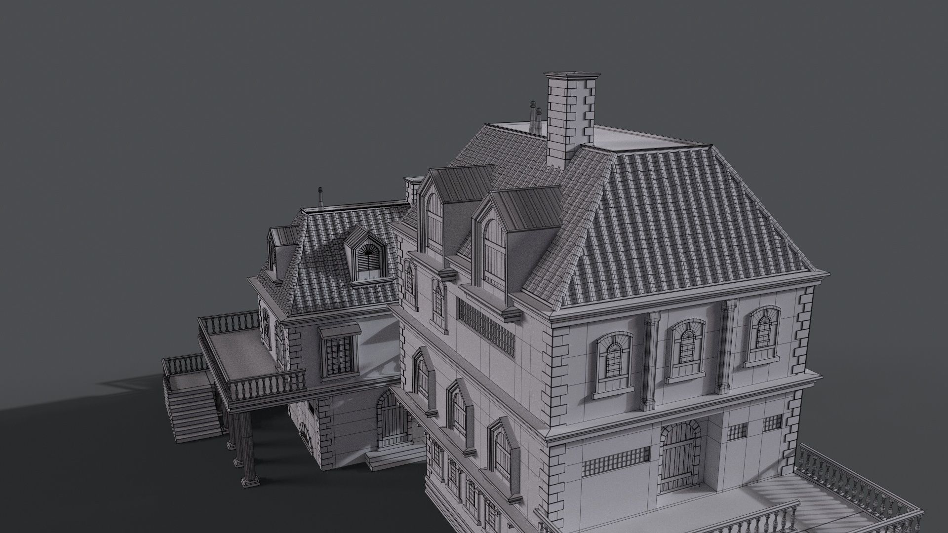 Gothic build E 3D model_12