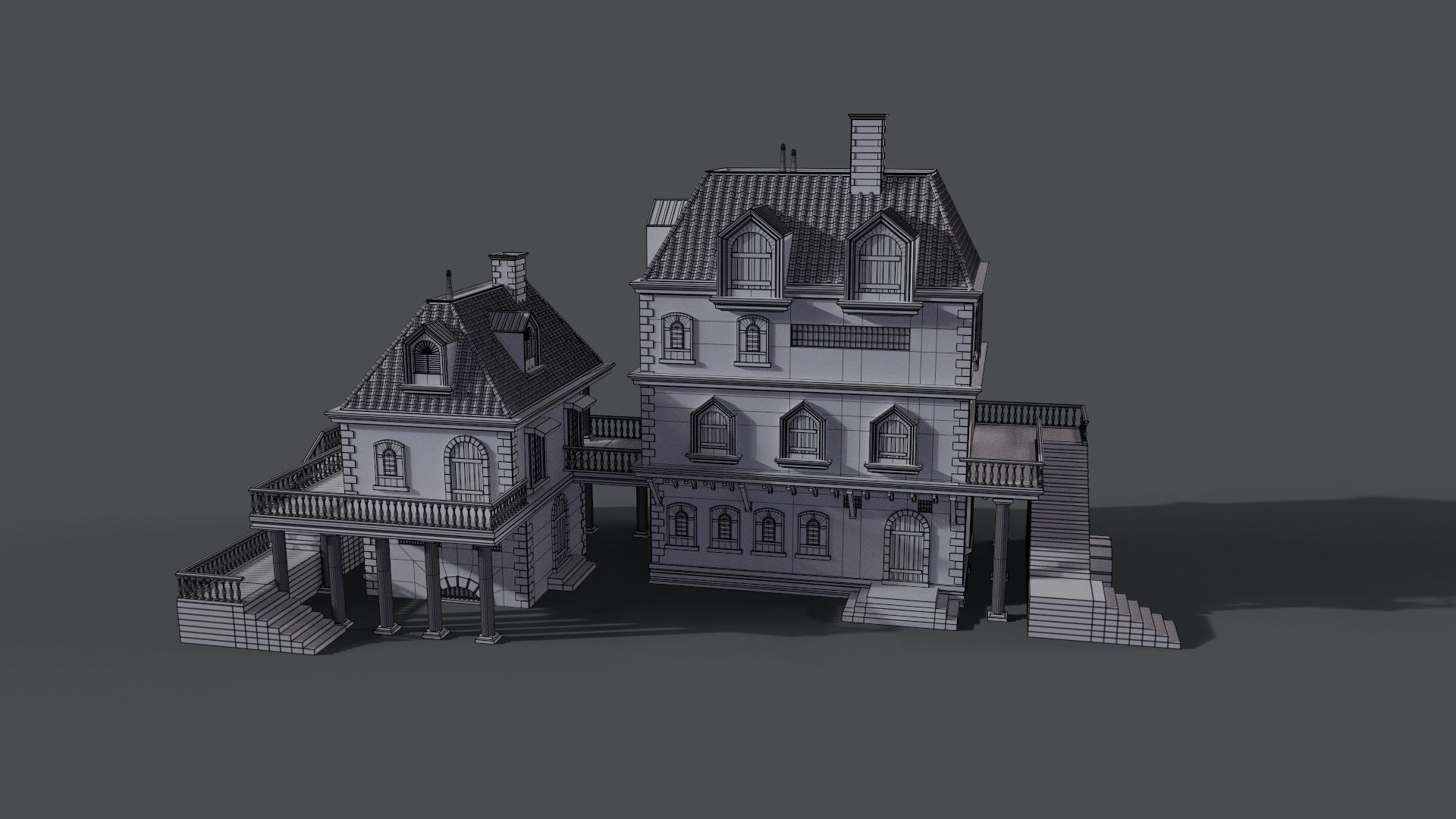 Gothic build E 3D model_14
