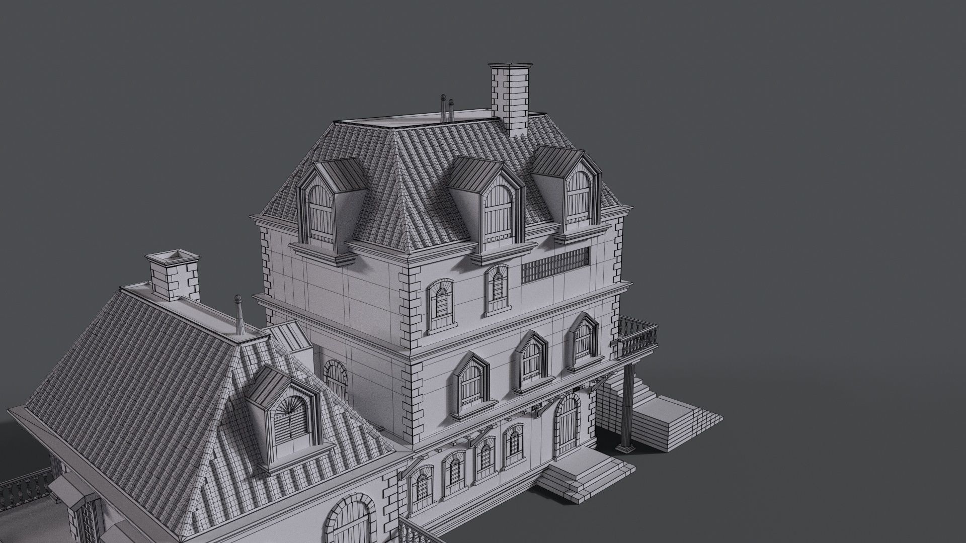 Gothic build E 3D model_11