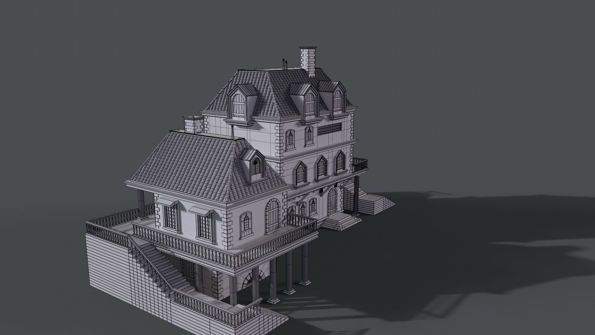 Gothic build E 3D model_15