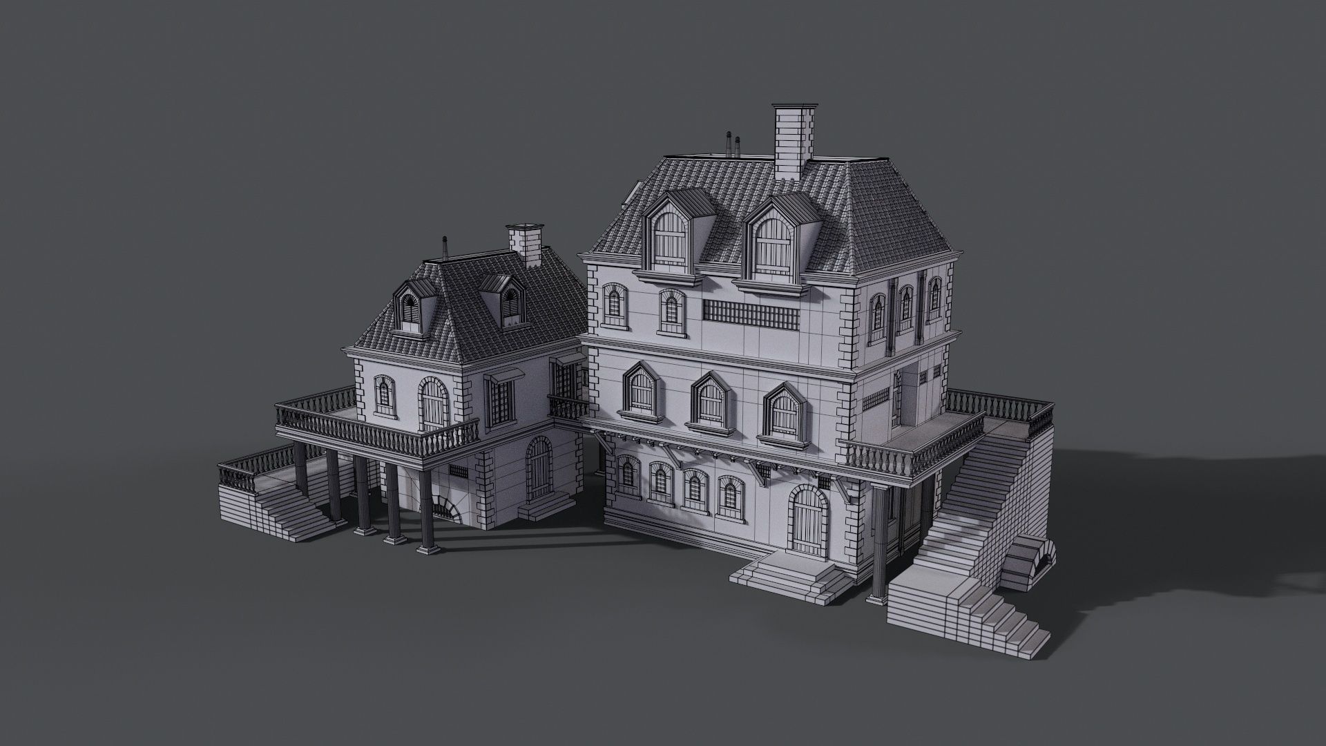 Gothic build E 3D model_13