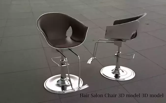 Hair Salon Chair 3D model 3D model