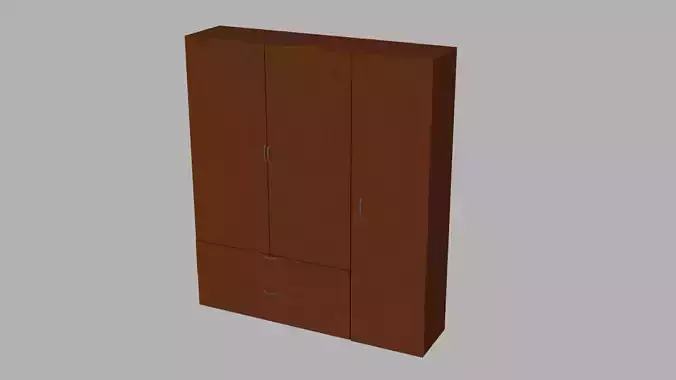 GARDROBE REALISTIC wardrobe with drawers