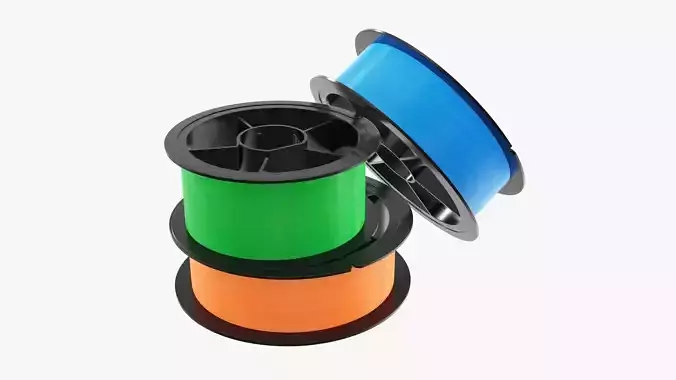 Fishing line on spool