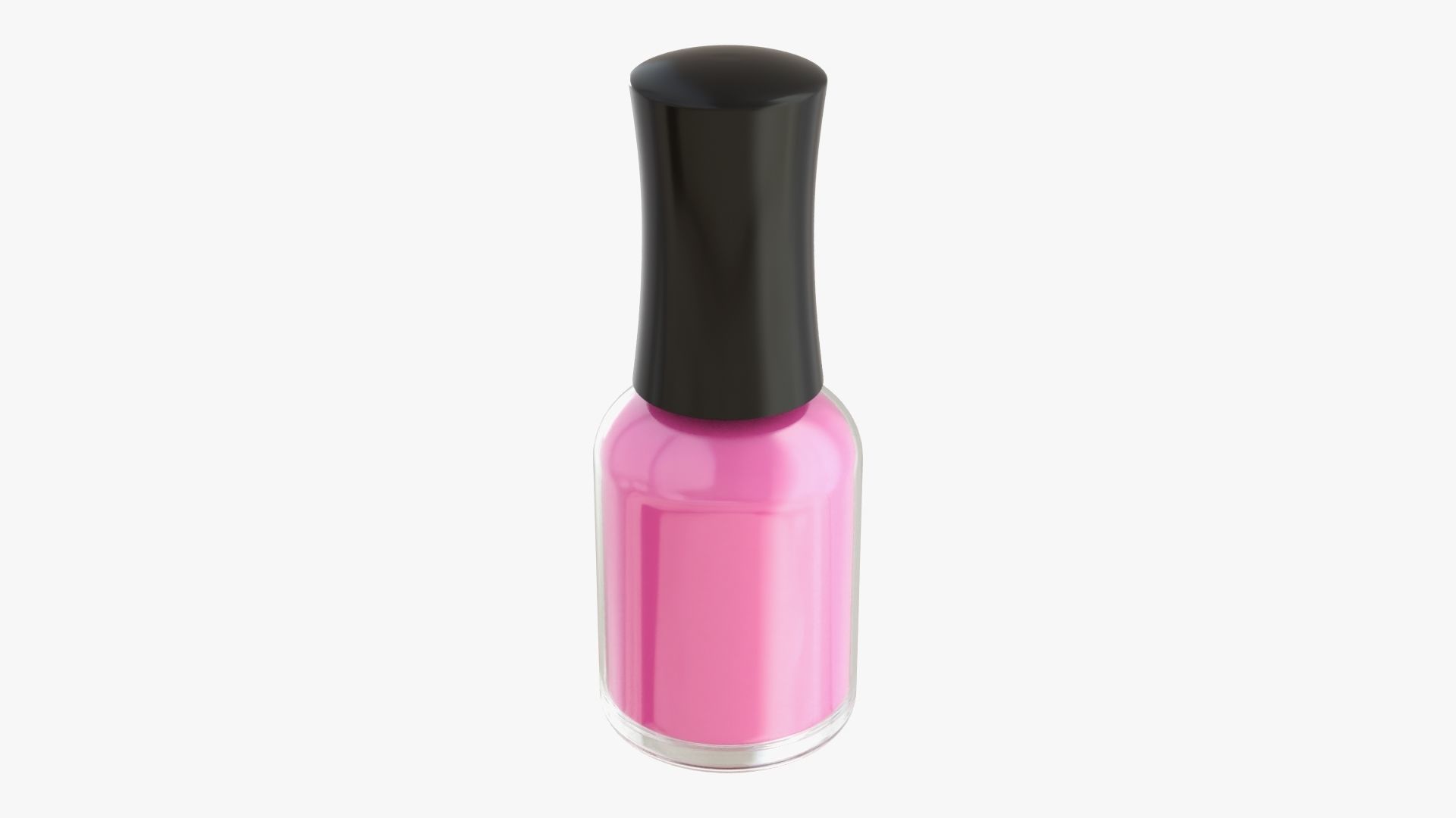 Bottle with nail polish 01 3D model_1
