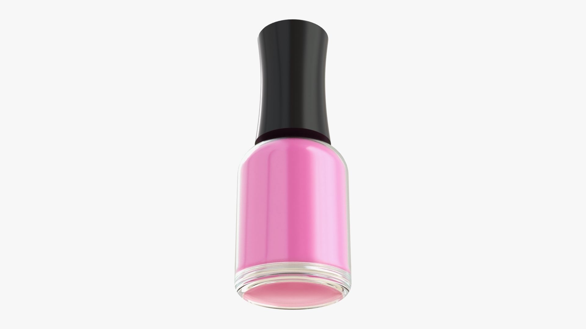 Bottle with nail polish 01 3D model_2