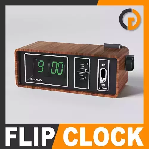 Retro Alarm Flip Clock