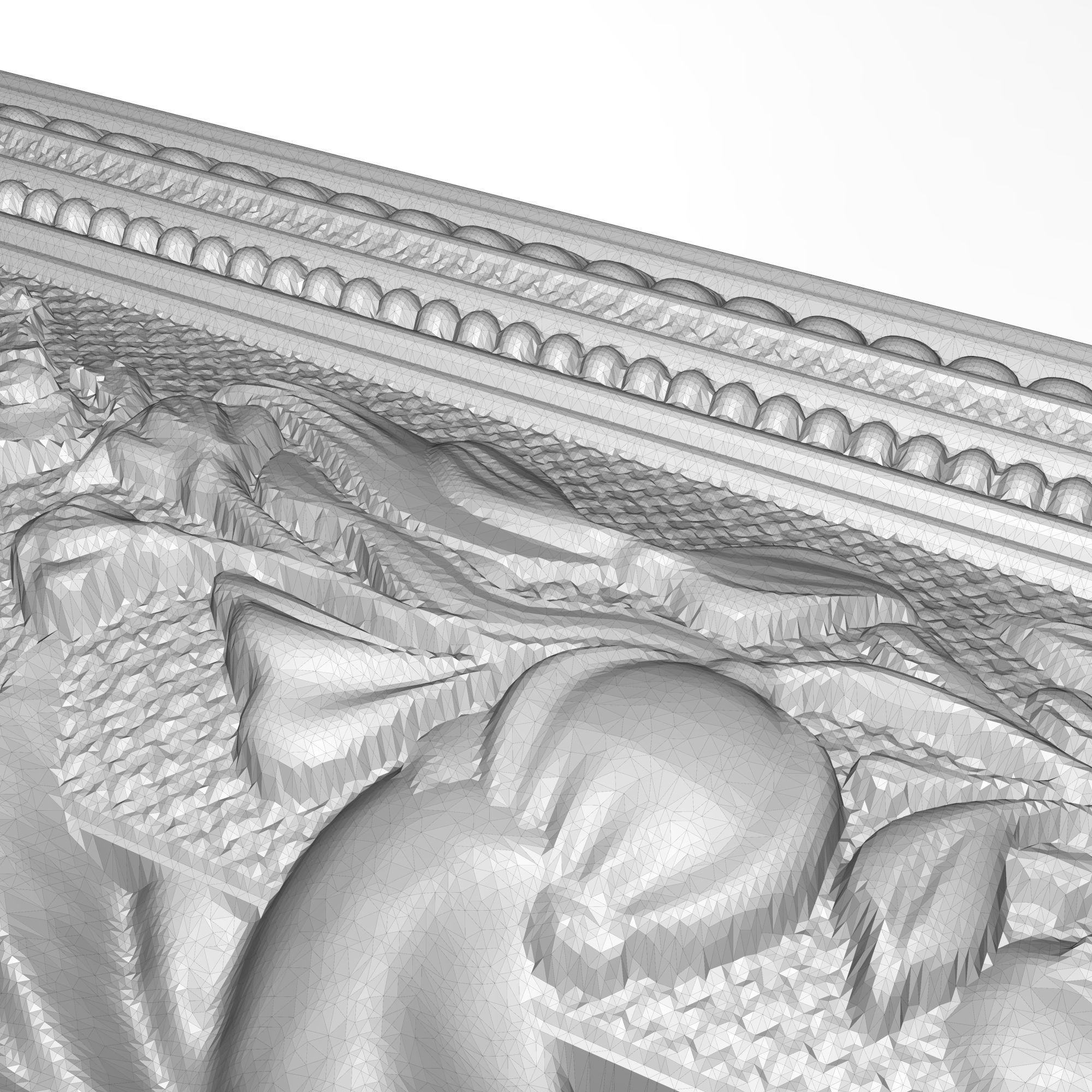 carved frame 3D model_8