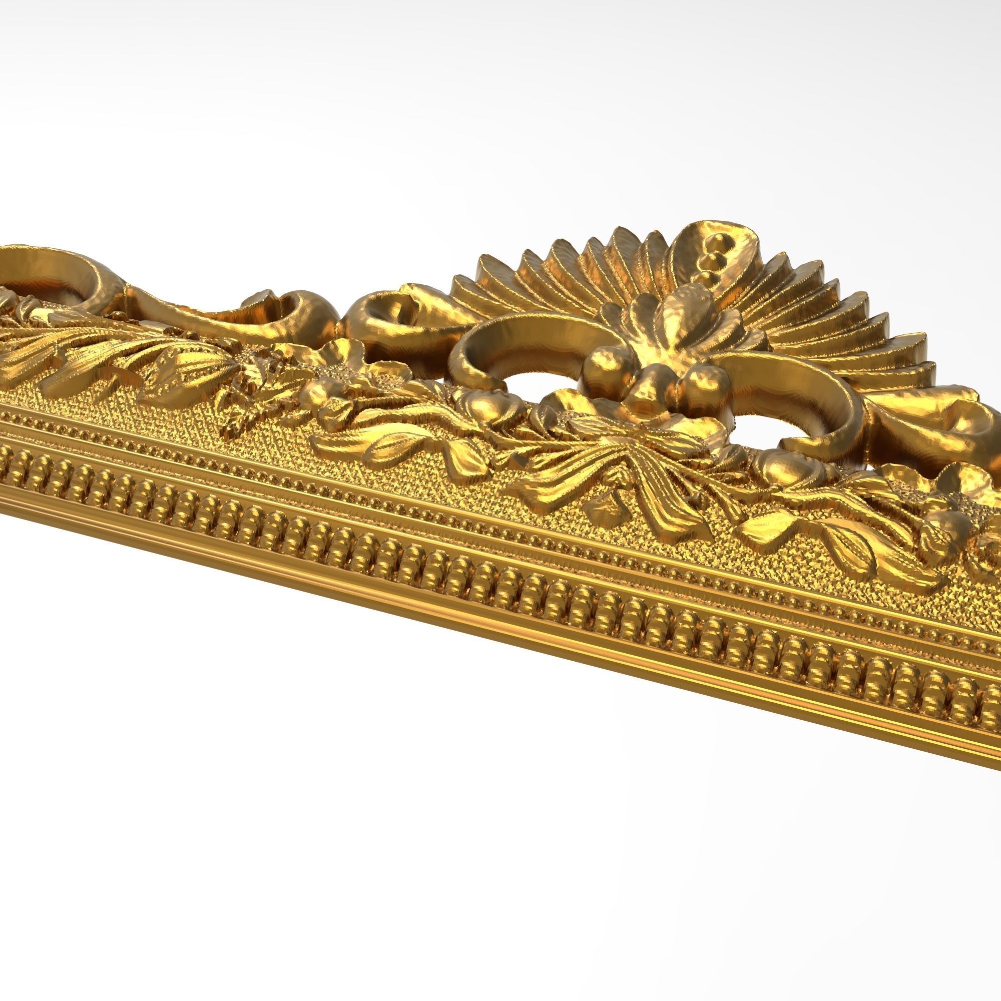 carved frame 3D model_5