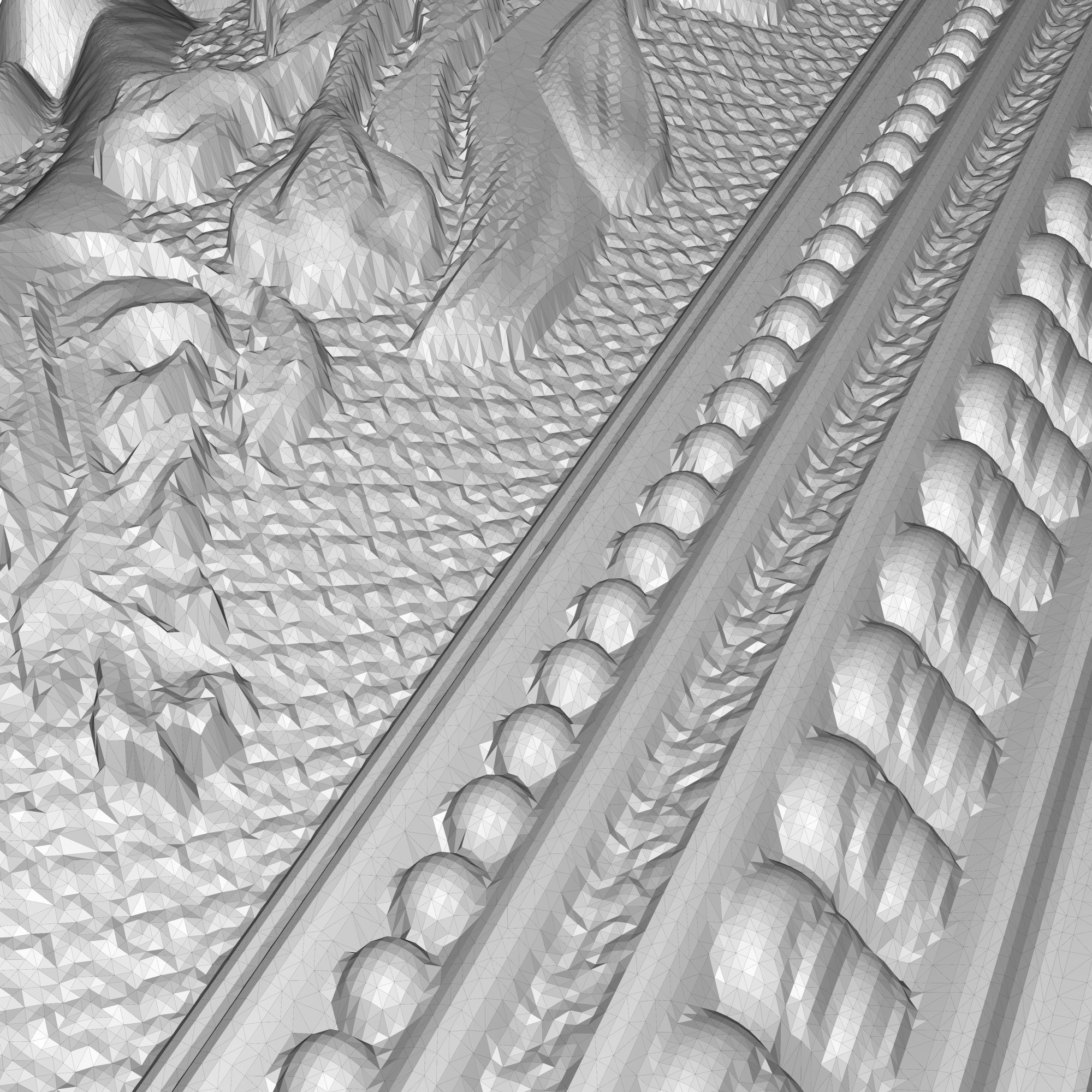 carved frame 3D model_9