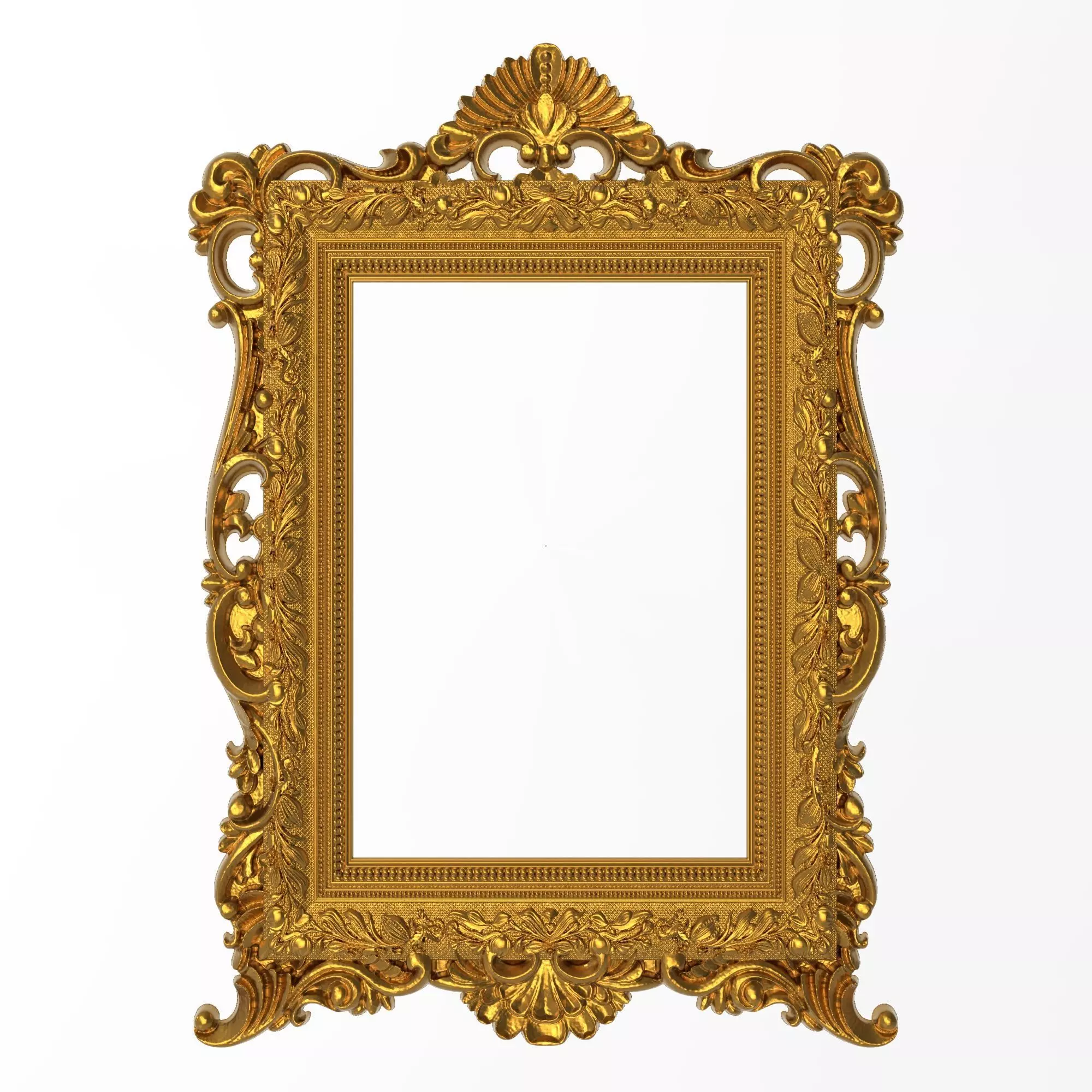 carved frame 3D model_0