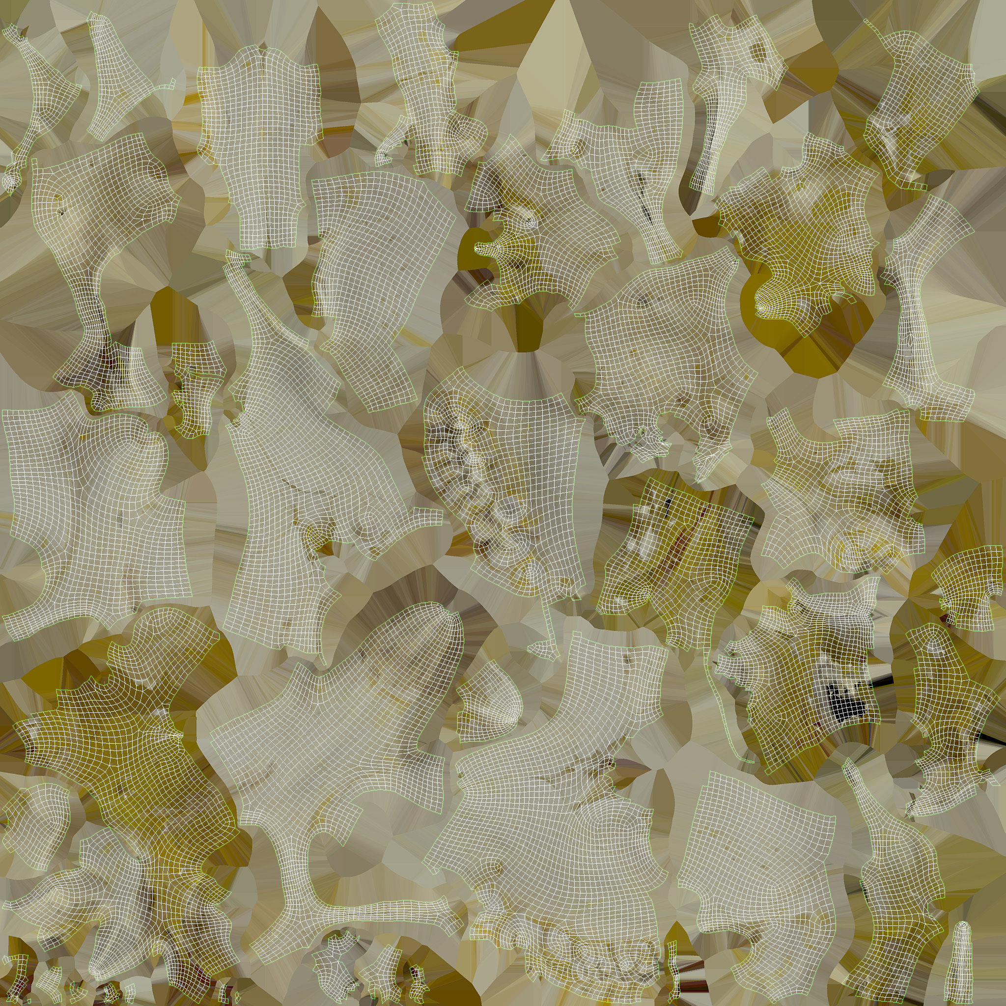 Skull - Deer Low-poly 3D model_37