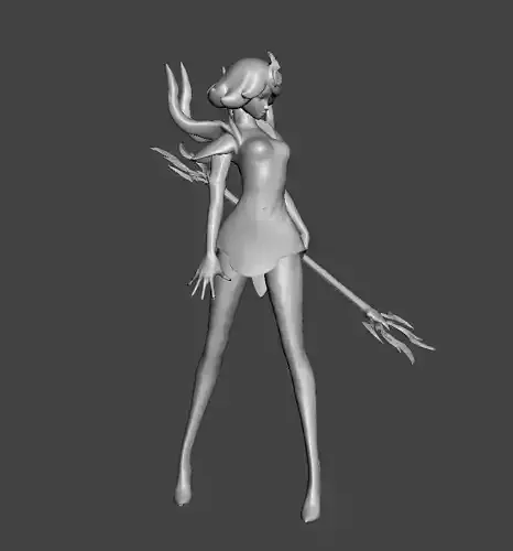 Elementalist  Lux  Fire 3D Model