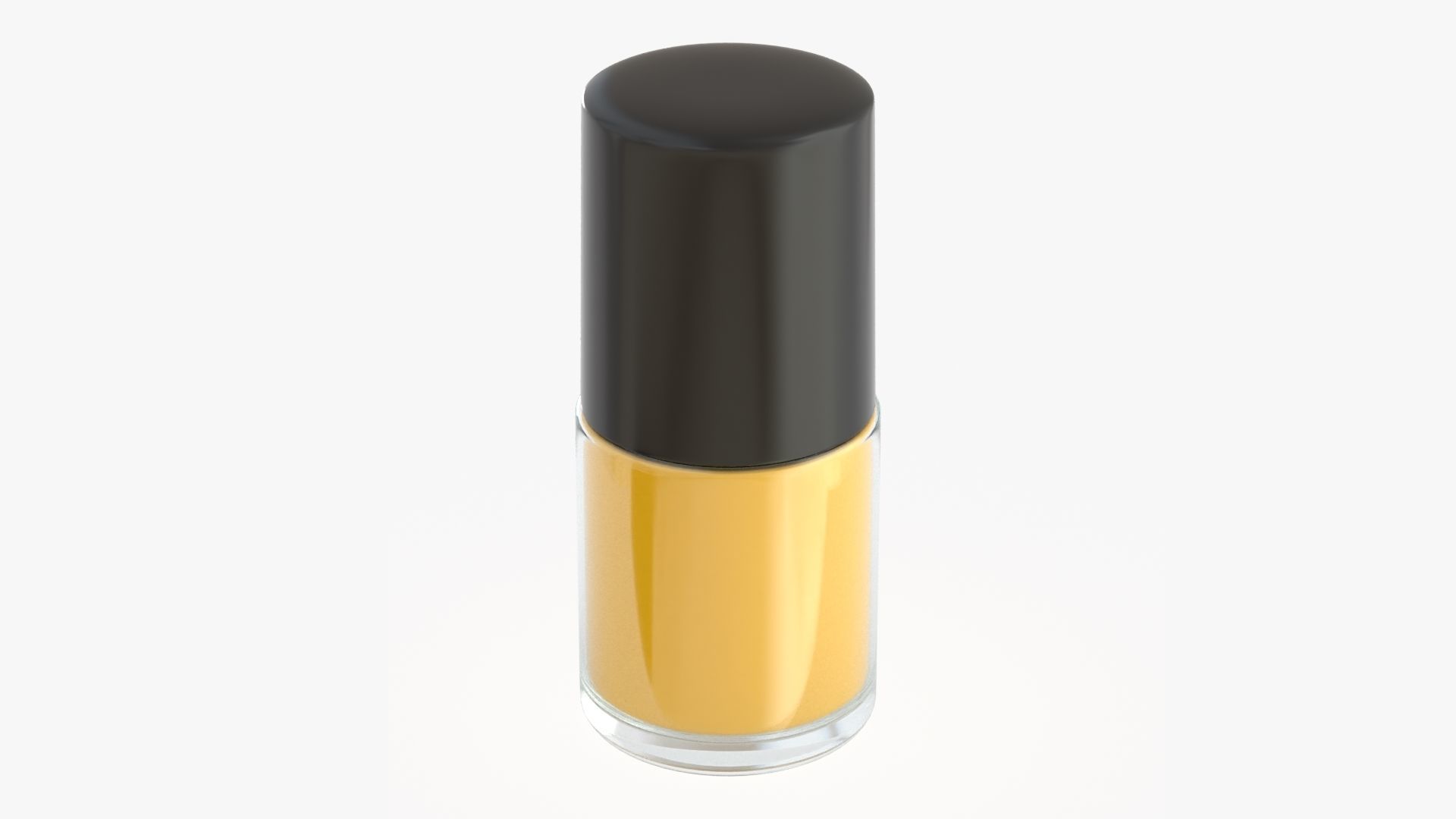 Bottle with nail polish 05 3D model_1