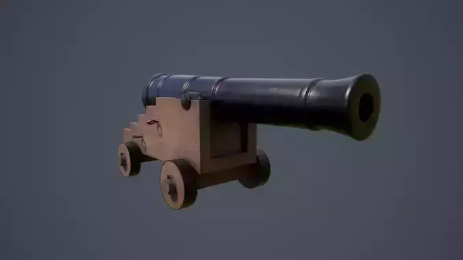 Old naval cannon