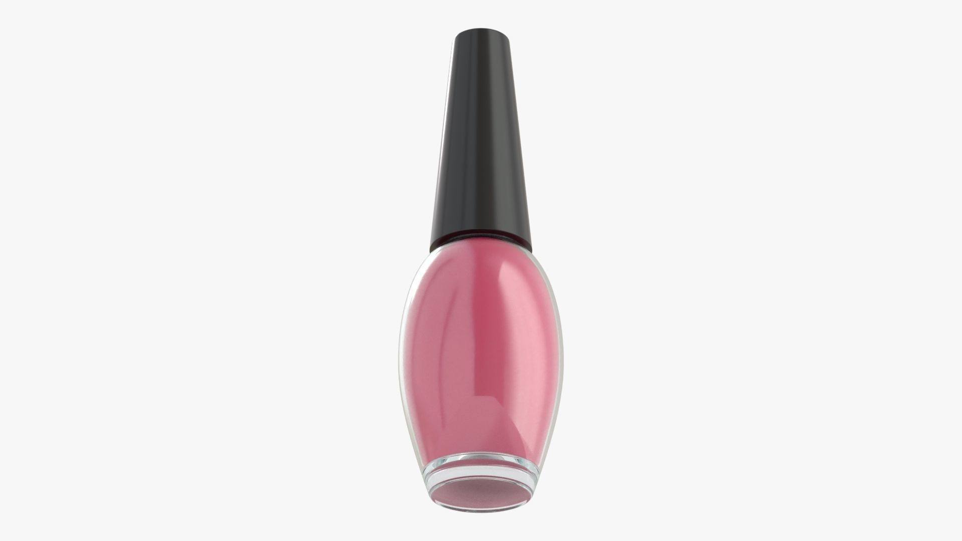 Bottle of nail polish 06 3D model_2