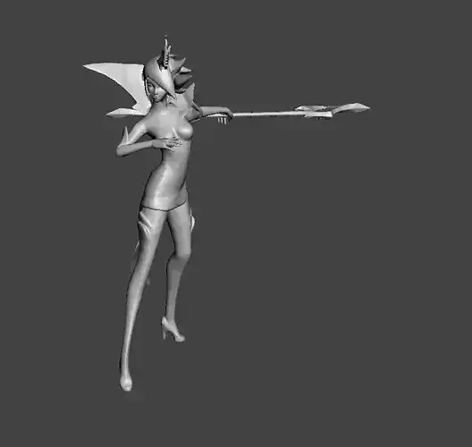 Elementalist  Lux  Storm 3D Model