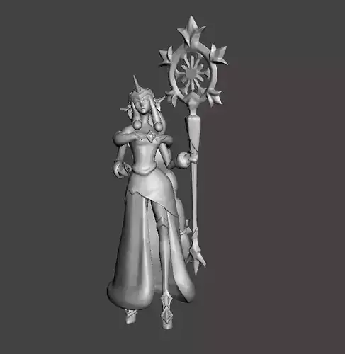 Winter Wonder Soraka 3D Model