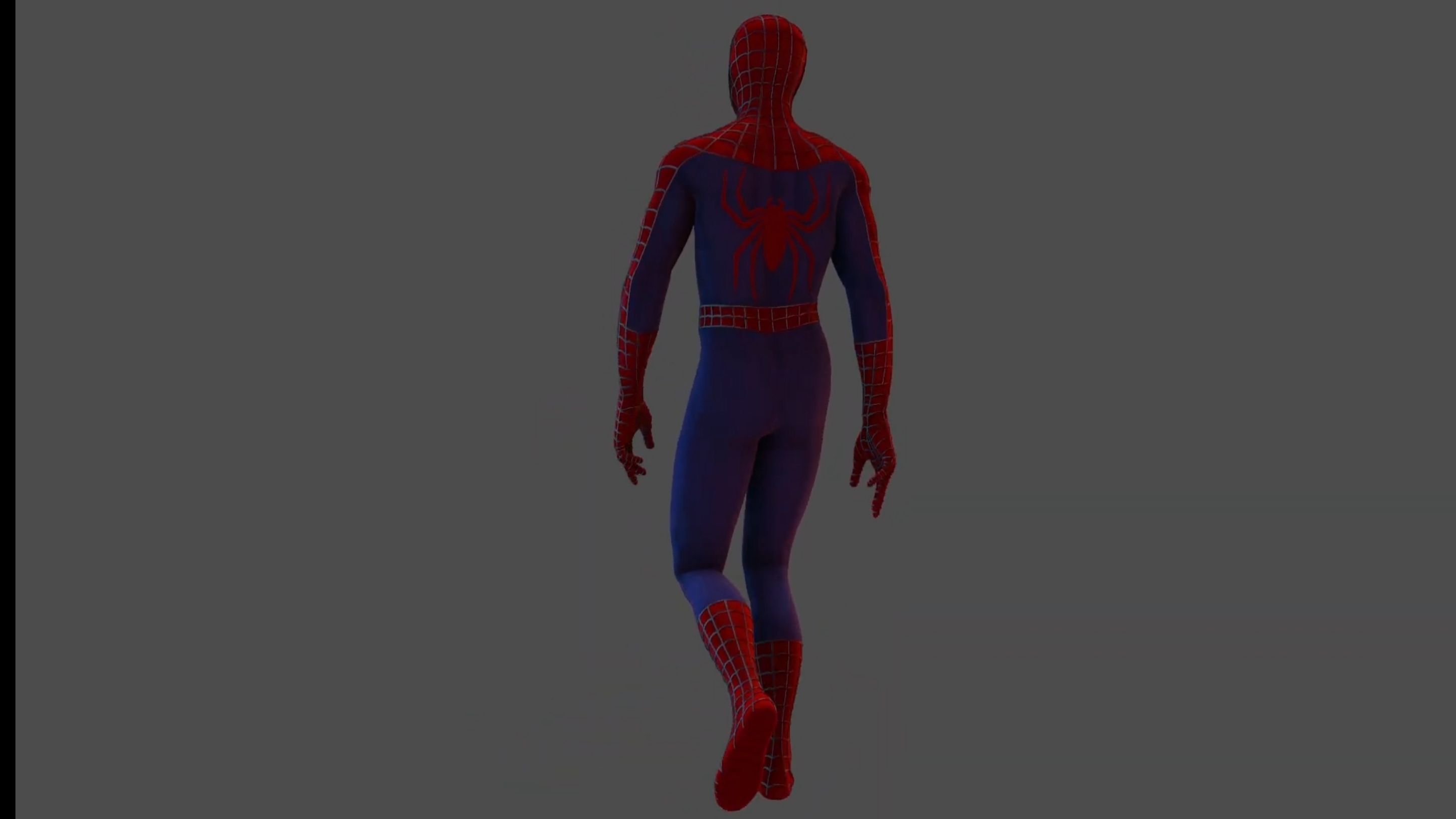 Spiderman spider man Low-poly 3D model_5