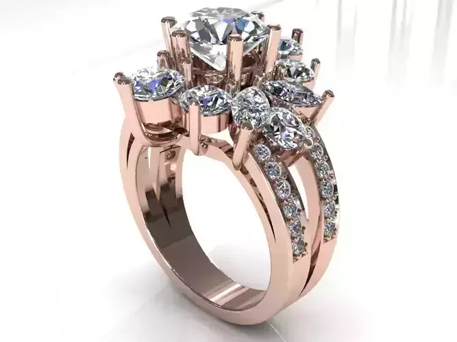 3DM Diamond Ring R054