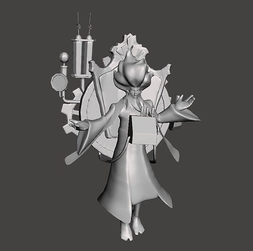 Time Machine Zilean 3D Model 3D print model