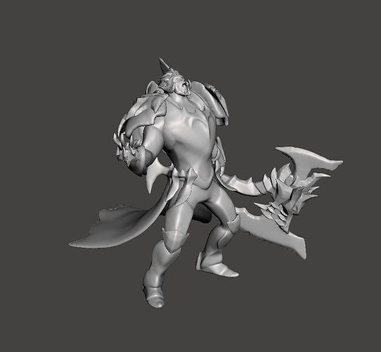 Sugar Rush Braum 3D Model 3D print model