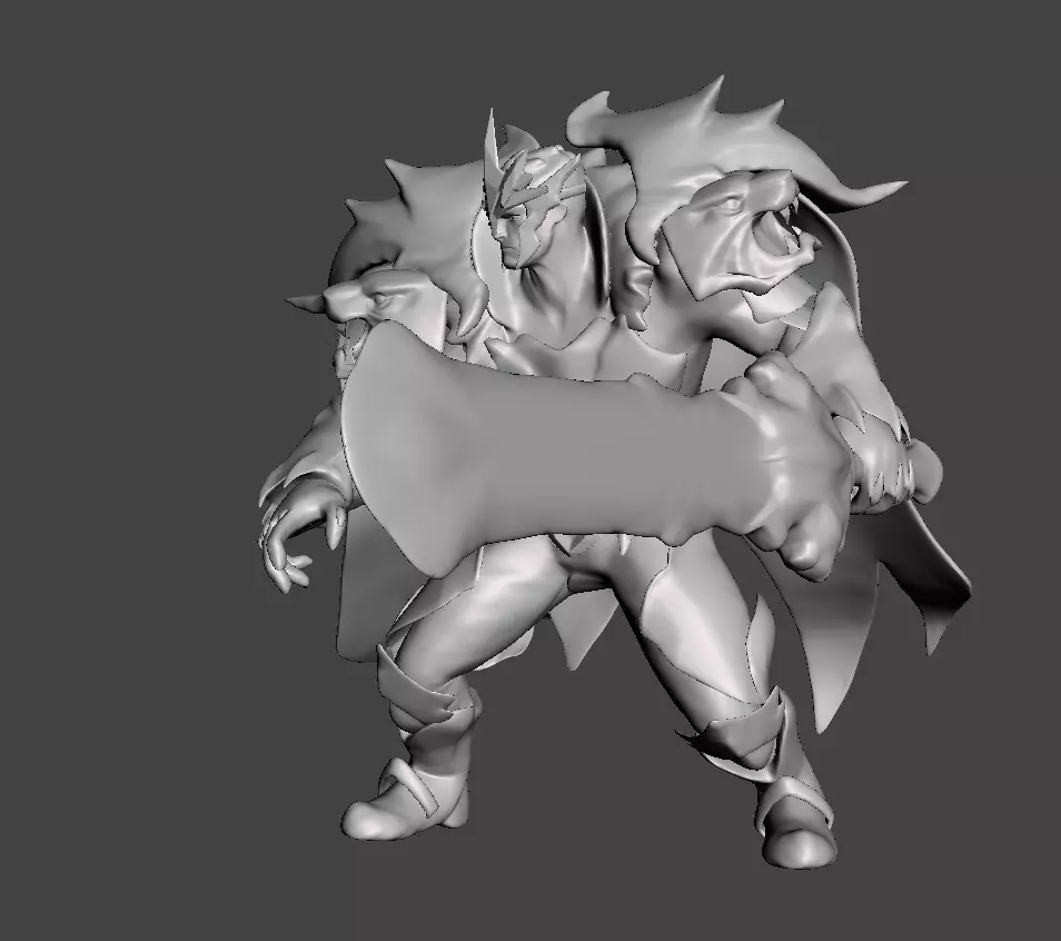 God King Garen 3D Model 3D print model_0