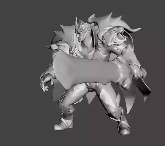 God King Garen 3D Model